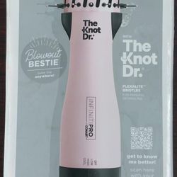 INFINITIPRO BY CONAIR The Knot Dr. All-in-One Travel Friendly Oval Dryer Brush, Hair Dryer & Volumizer, Hot Air Brush

