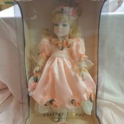 Special Edition Victorian Rose Collection Porcelain Doll Forever Floral 