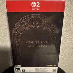 Sealed Resident Evil Generation Pack for Nintendo Switch 2