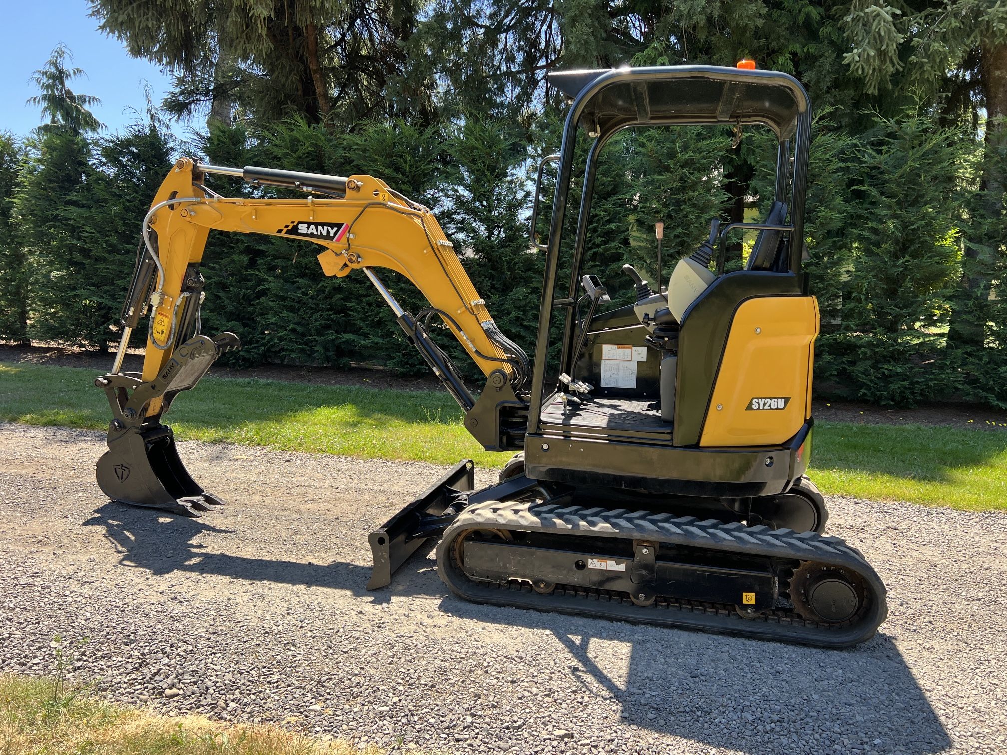 2020 Sany SY26U Excavator - 6K Weight - 434 Original Hours