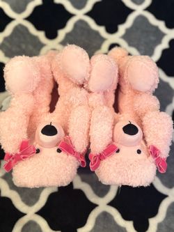 Poodle Slippers Girls size 2/3