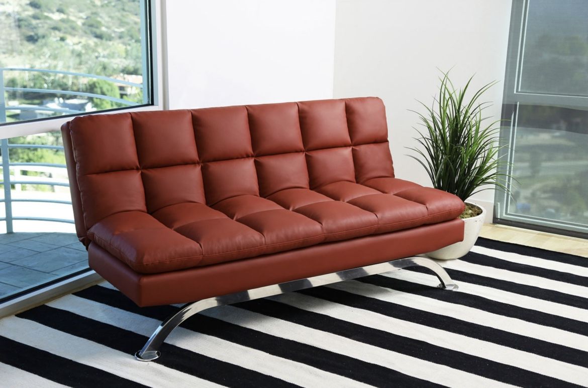 Silo Euro Lounger Sofa - Red
