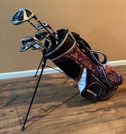 Top Flight Golf Set Bundle Camo W/ Golf Bag