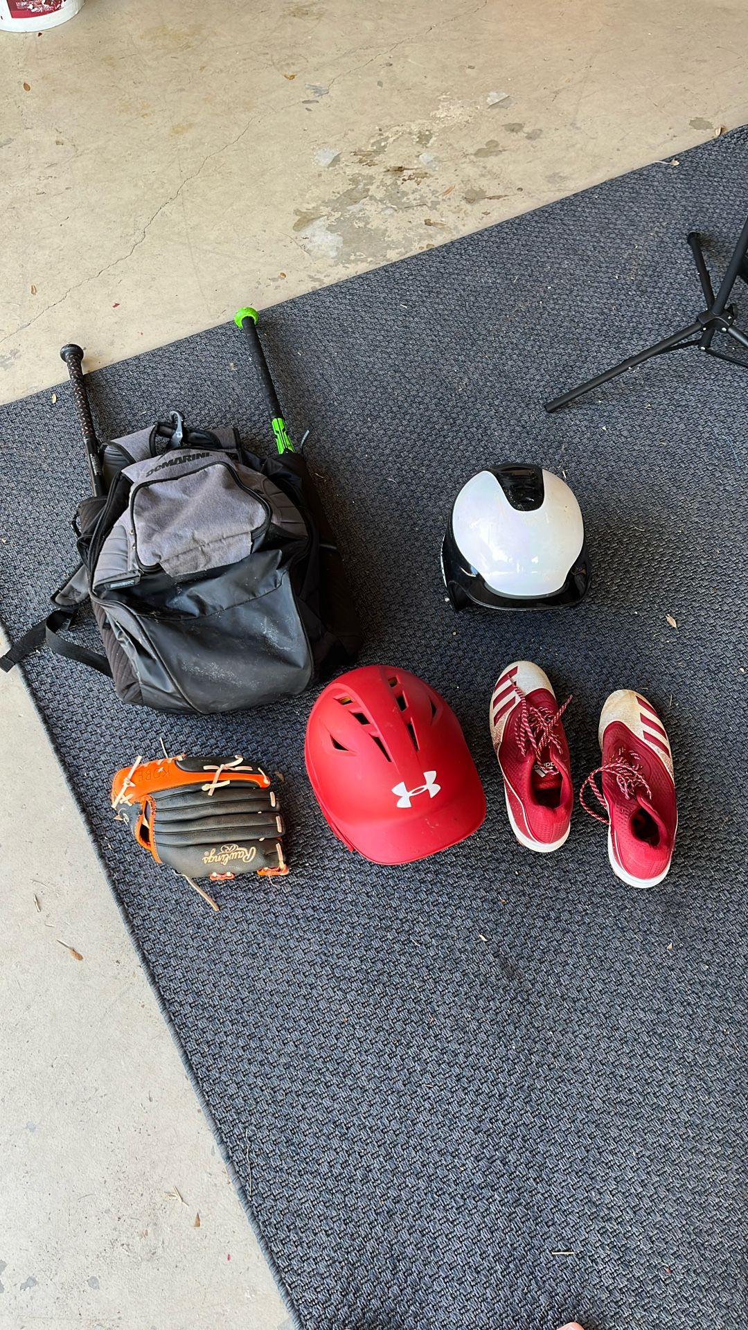 Good quality used kids baseball equipment