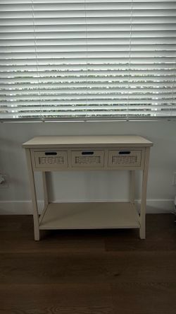 FREE console table with 3 drawers