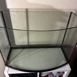 Fish Tank Aquarium Terrarium 40 Gallon Bow Shape