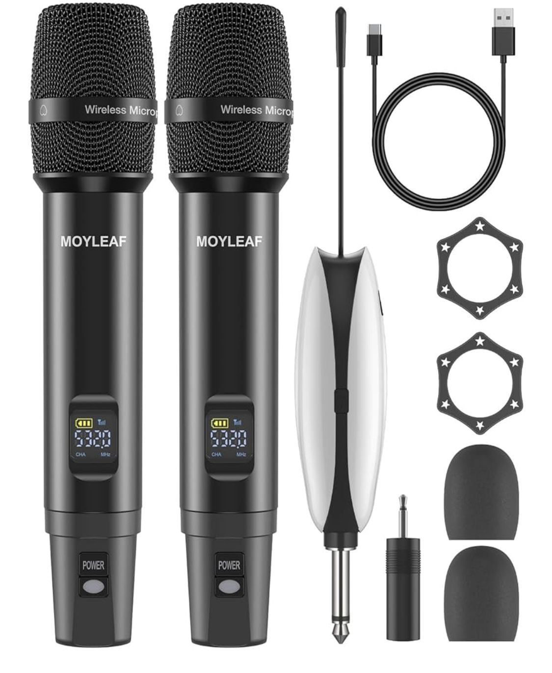 MOYLEAF Wireless Microphones Home-102