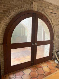 Arch Door Glassed