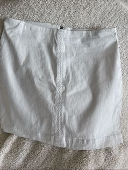 Skirt, white, size large