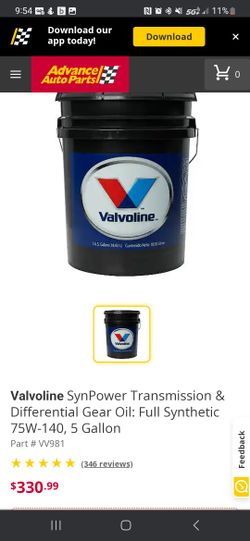 Synthetic Differential Oil 75w-140
