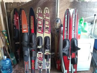 also sold separatelyWakeboards and water skis