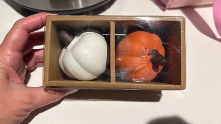 Salt and Peper Shakers Mini Pumpkin Set of 2