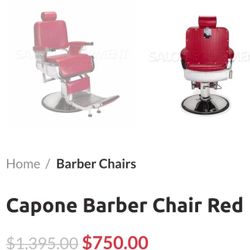 Barber Chairs (Red) for sale