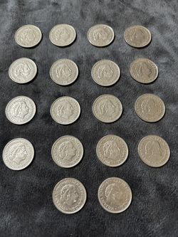 vintage 1 Gulden coin from the Netherlands,