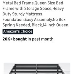 Metal Bed Frame Queen 