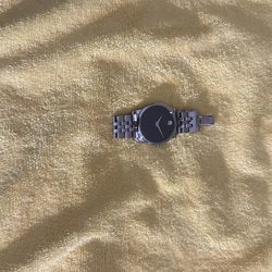 a movado museum classic stainless steel wrist watch for men black dial