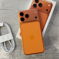 iPhone 17 Pro Max Orange Cosmic 256 GB New AT&T 