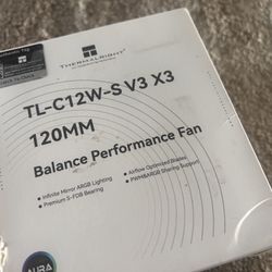 white argb fans 120mm 3 pack thermalright gaming pc build