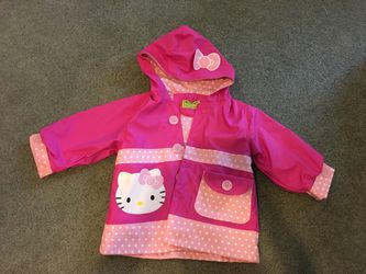 Western Chief Hello Kitty Rain Coat - barely worn (Size 3T)