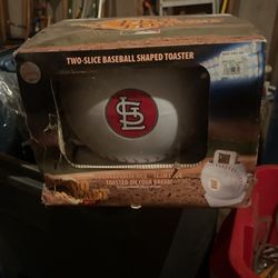 Cardinals Two Sliced Baseball Shaped Toaster $30