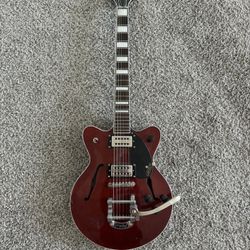 sed Gretsch G2655T Streamliner Center Block Jr. Double-Cut Bigsby Electric Guitar, Walnut Stain