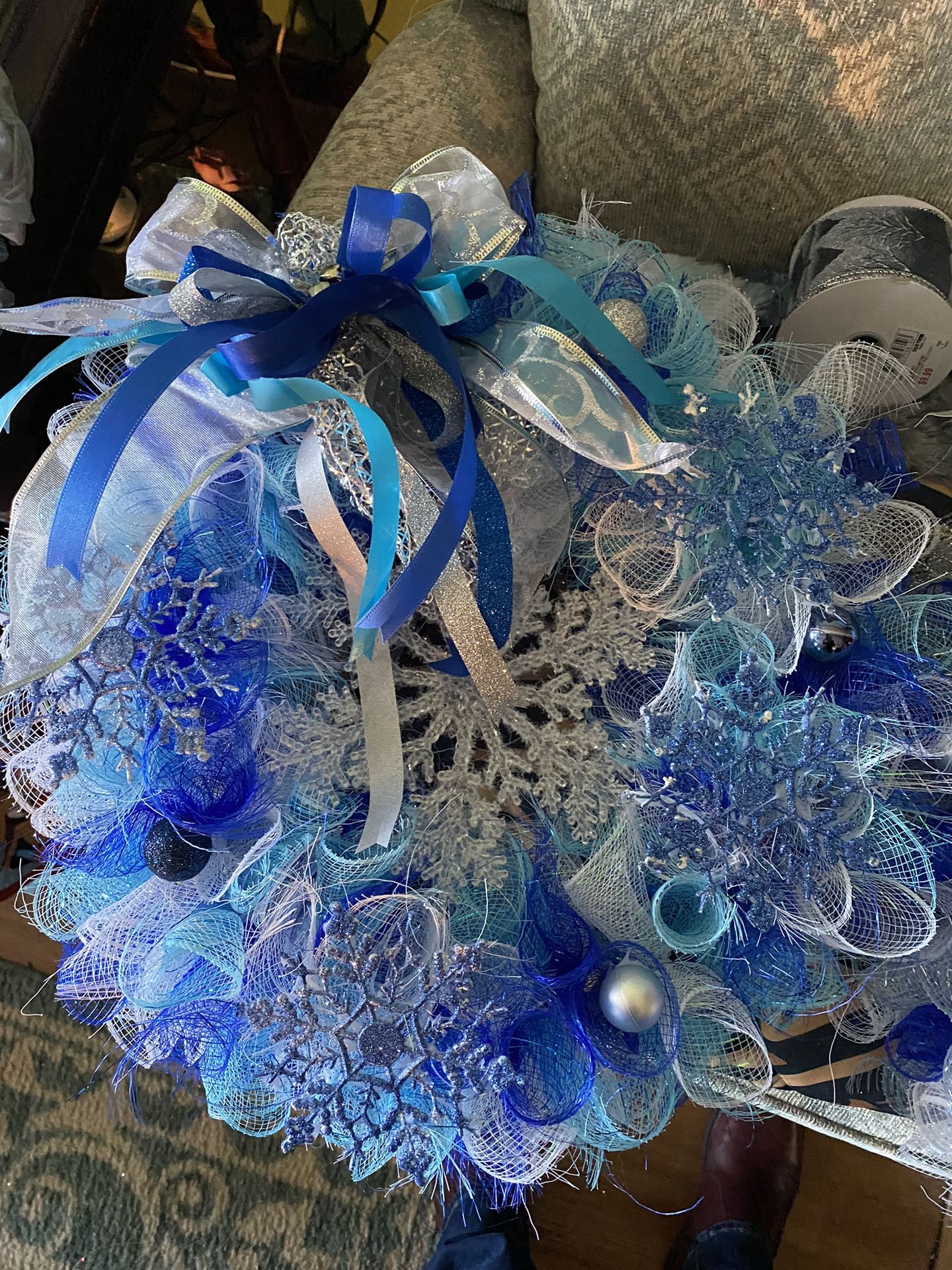 Snowflake Winter Wreath