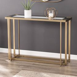 Gold And Black Console/Side Table