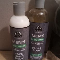Men's Okay Pure Natural Body Set 2/$6