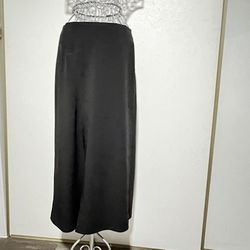 CATO Black Maxi Skirt Size 4  Flattering