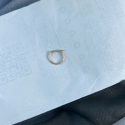 14 K Gold Small hoop Ear Ring