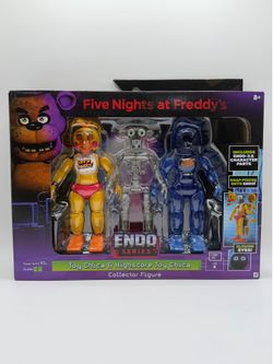 FNAF Five Nights At Freddy's ENDO SERIES 2 Toy & Highscore Toy CHICA Figures