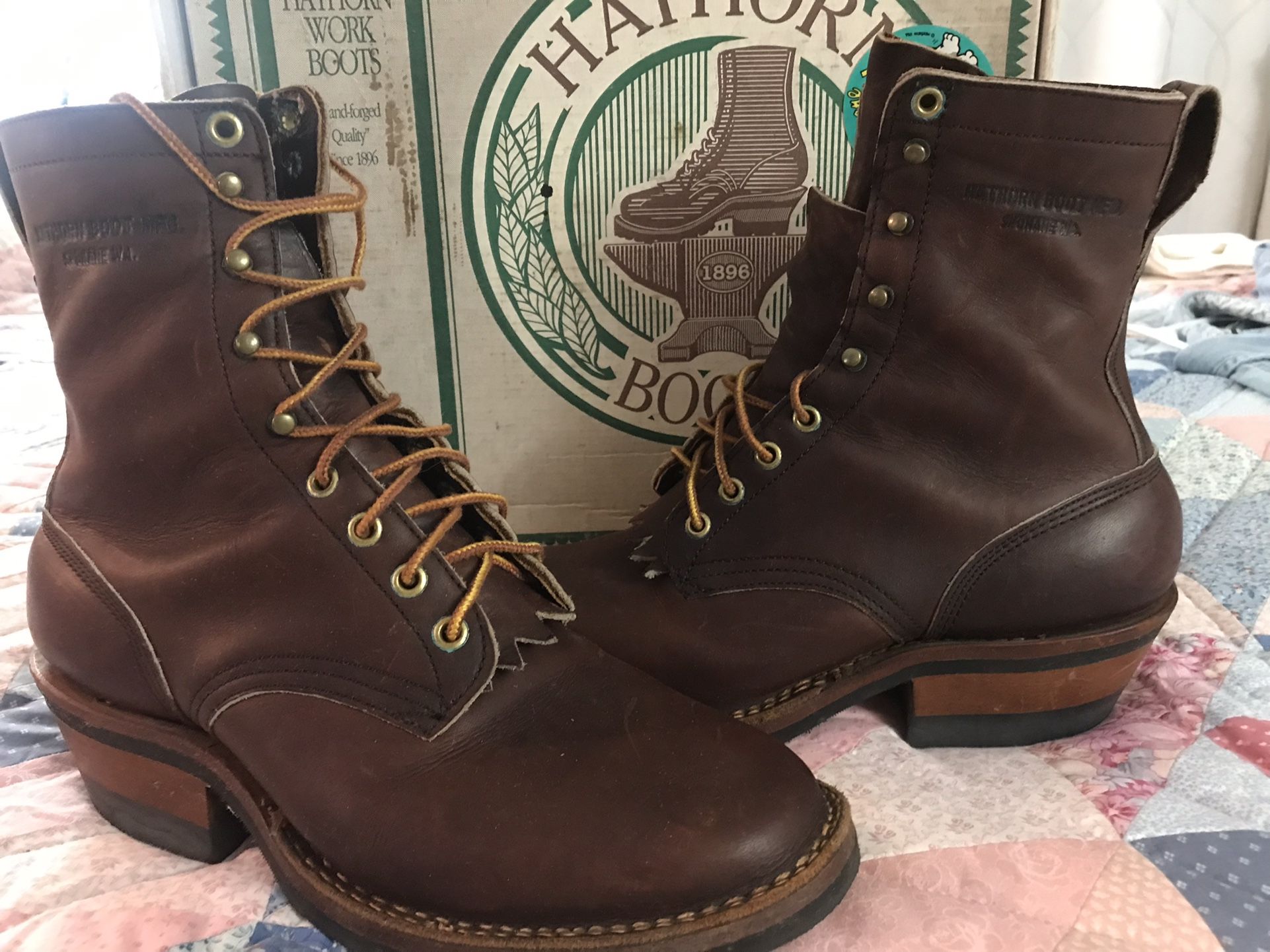 Mens Vintage Hawthorn Work Boots