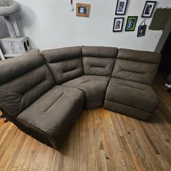 Three piece of a sectional couch