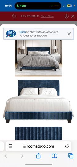 Corduroy Bed frame