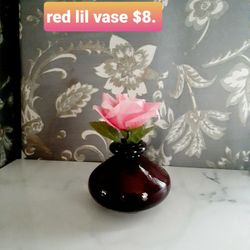 Red Vase