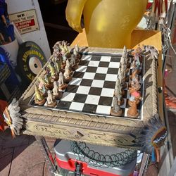 native american chess set