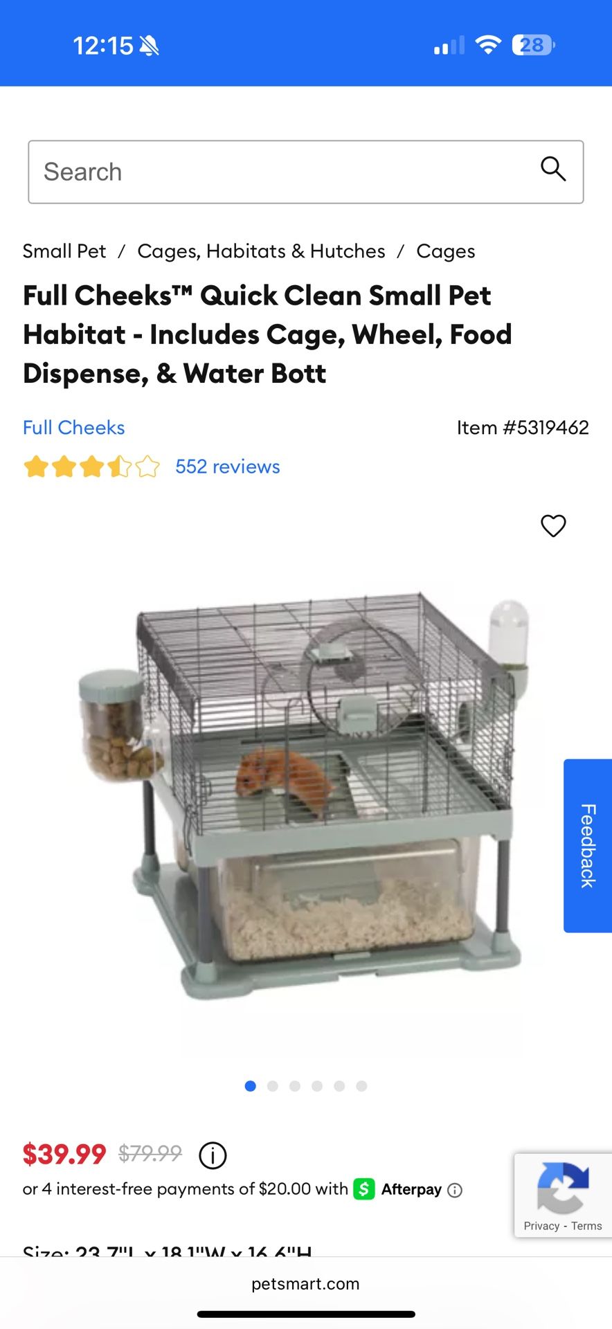 Hamster Cage And Supplies