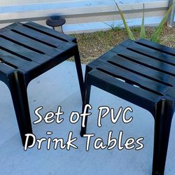 Set of PVC Drink Tables 