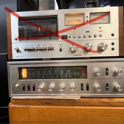  Sansui Vintage SP-1500 Speakers and TR 707A Transistor Receiver (Working)