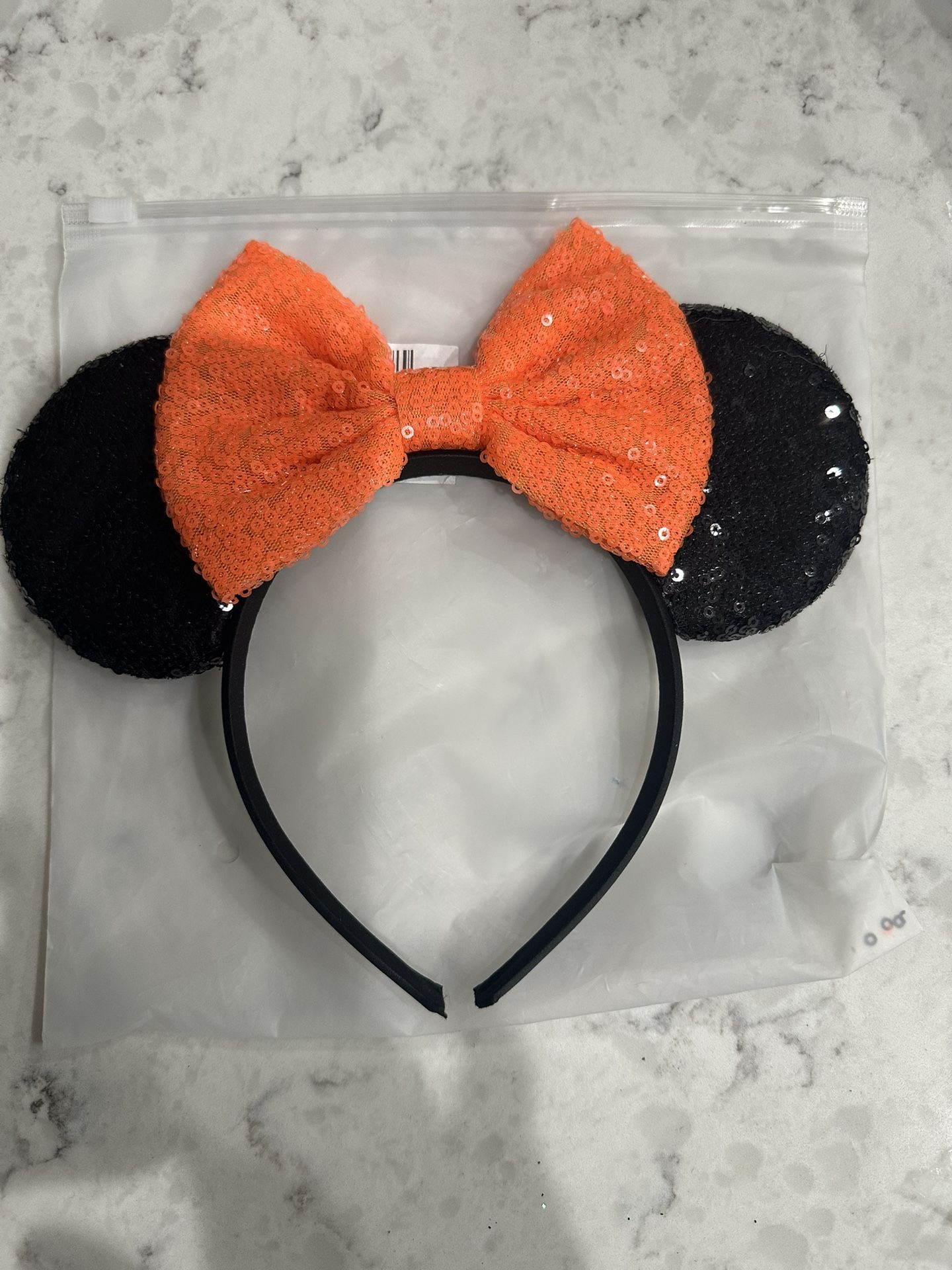 New In Package Sequined Minnie Mouse Ears