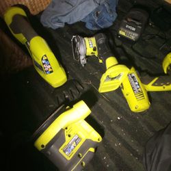 Ryobi Cordless Set 