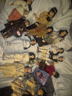 Native American porcelain dolls