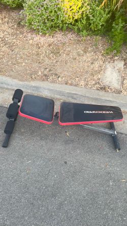 WeiderPro Adjustable Flat/Incline Bench