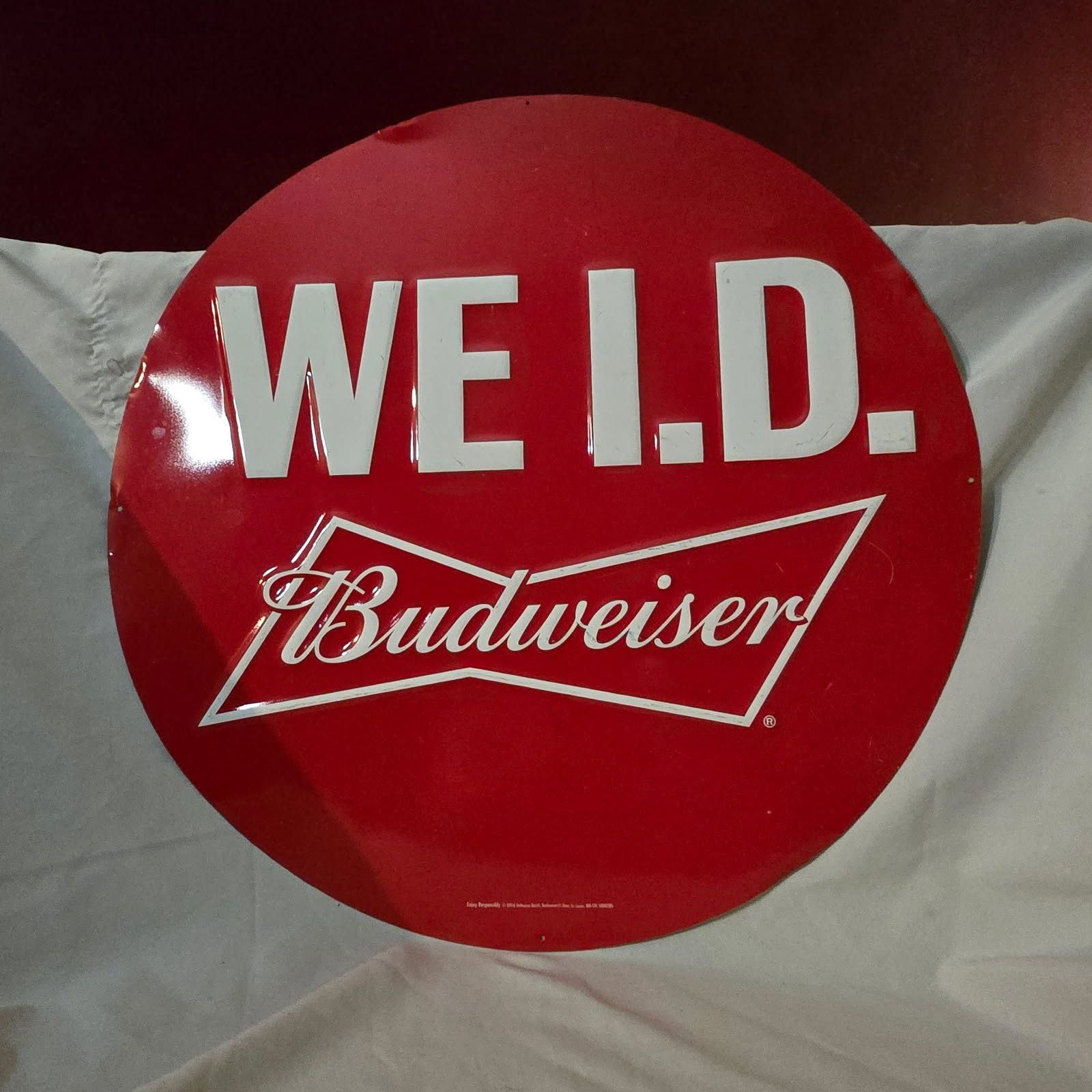 Budweiser Sign And Beer Tap