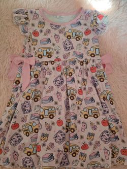 Girls school dress size 8-9