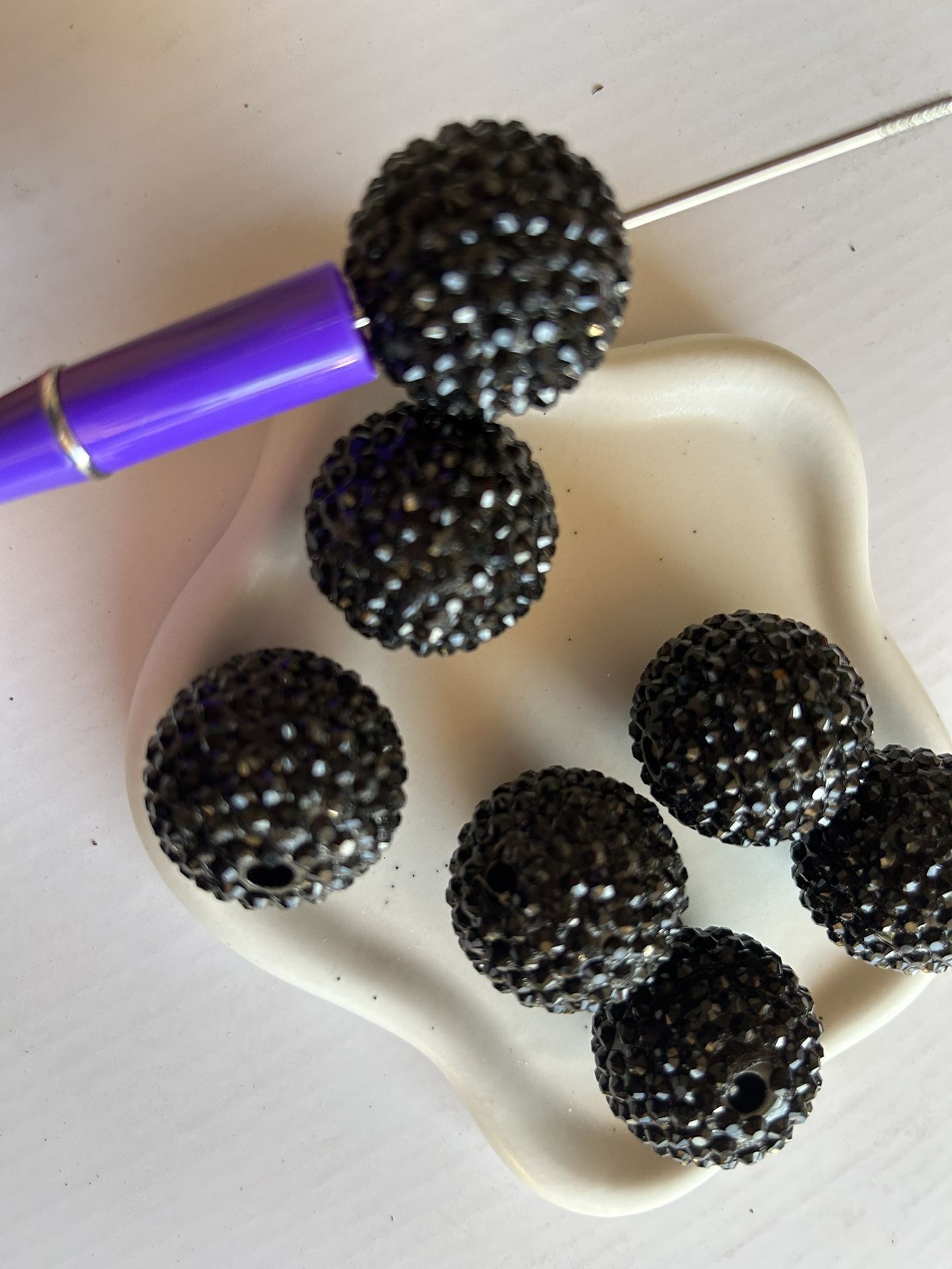 15pcs Ball Size Bead For Craft Needed
