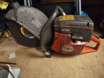 Husqvarna K770 Hot Saw/Concrete saw! Comes with a brand new blade!