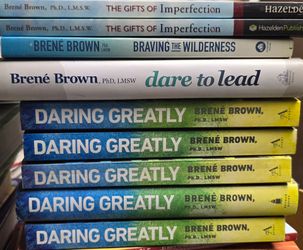 Brene brown books, $7 each