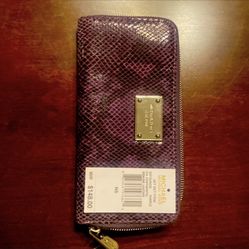 Purple Michael Kors Wallet 