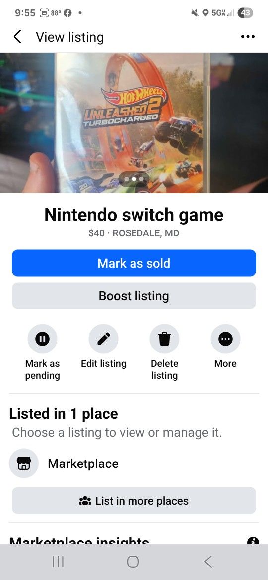 Nintendo Switch Game 
